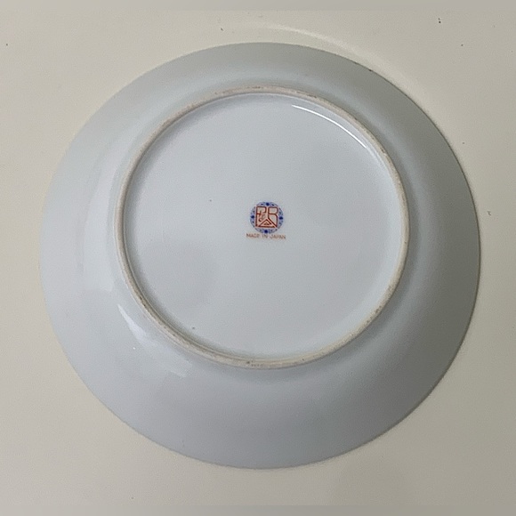 Mid Century Vintage F & B Japan Fine China Ivory Floral Soup Salad Bowl - Picture 8 of 11